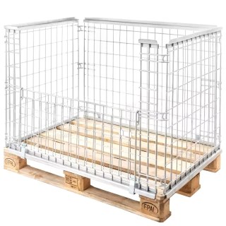 Gitterbox nadstawka na paletę 120x80 cm stal MTP001667