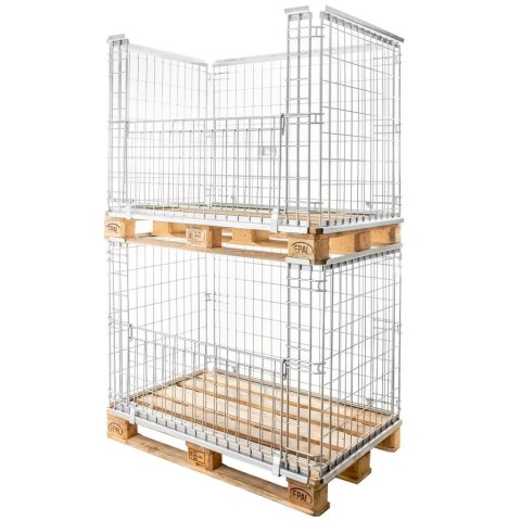 Gitterbox nadstawka na paletę 120x80 cm stal MTP001667