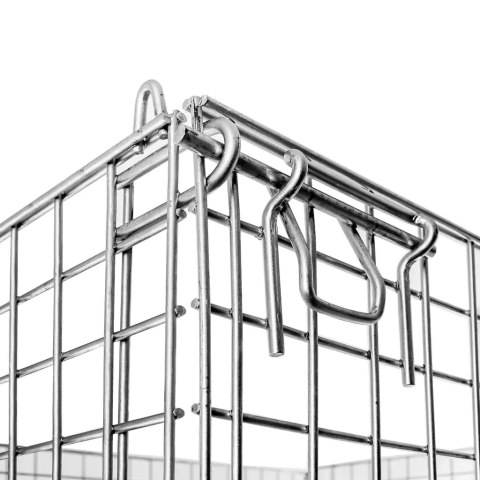 Gitterbox nadstawka na paletę 80x120 cm z klapą uchylną MTP001391