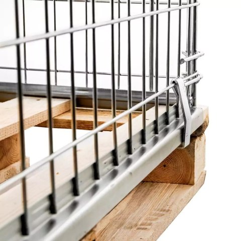 Gitterbox nadstawka na paletę 80x120 cm z klapą uchylną MTP001391