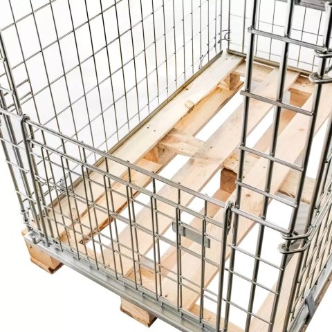 Gitterbox nadstawka na paletę 80x120 cm z klapą uchylną MTP001391