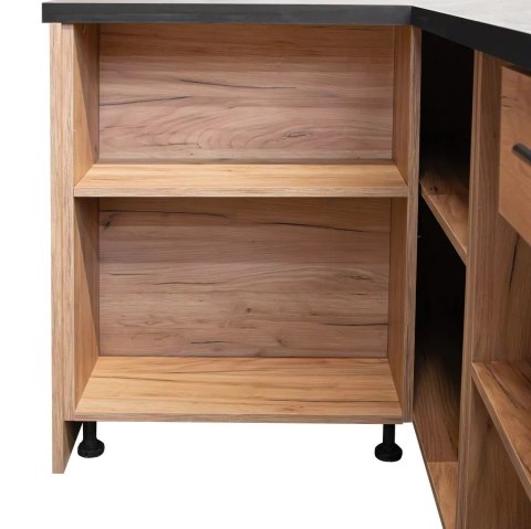 Lada sklepowa sprzedażowa dąb kraft 3600x600x870 mm MPP000216