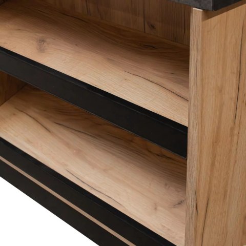 Lada sklepowa sprzedażowa dąb kraft 3600x600x870 mm MPP000216