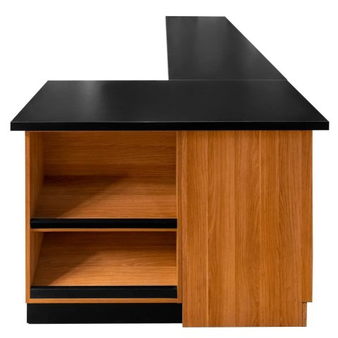 Lada sklepowa sprzedażowa dąb kraft 3600x600x870 mm MPP000216