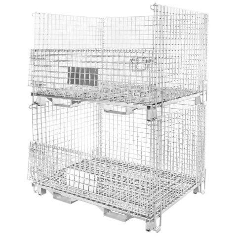 Pojemnik koszowy gitterbox składany 120x100x91 cm z uchwytami MTP001400
