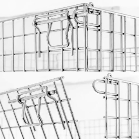 Pojemnik koszowy gitterbox składany 120x100x91 cm z uchwytami MTP001400