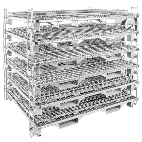 Pojemnik koszowy gitterbox składany 120x100x91 cm z uchwytami MTP001400