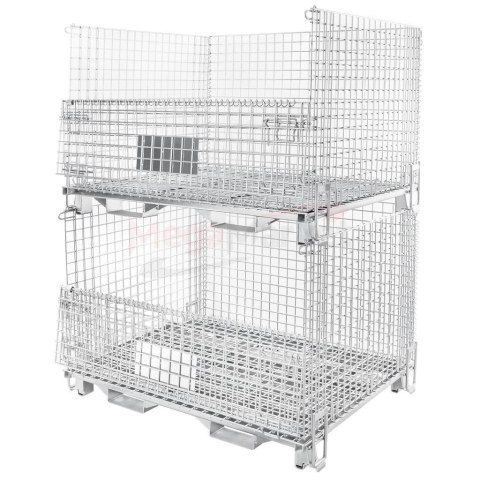 Pojemnik koszowy gitterbox składany 120x100x91 cm z uchwytami MTP001400