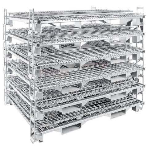 Pojemnik koszowy gitterbox składany 120x100x91 cm z uchwytami MTP001400