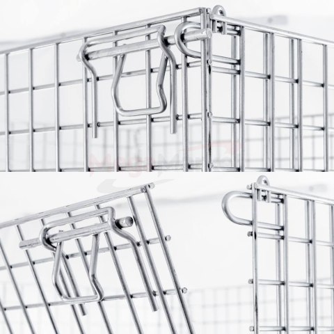 Pojemnik koszowy gitterbox składany 120x100x91 cm z uchwytami MTP001400