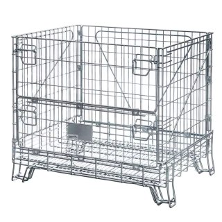 Pojemnik siatkowy gitterbox składany 114x84x98 cm kosz metalowy MTP001420