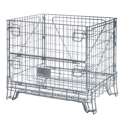 Pojemnik siatkowy gitterbox składany 114x84x98 cm kosz metalowy MTP001420