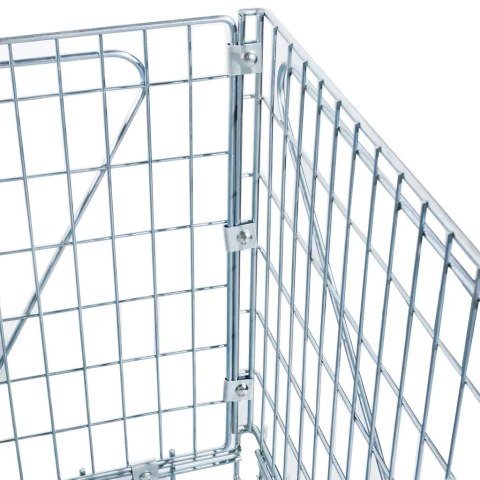 Pojemnik siatkowy gitterbox składany 114x84x98 cm kosz metalowy MTP001420