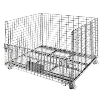 Pojemnik siatkowy gitterbox składany 120x100x89 cm kosz metalowy MTP001422