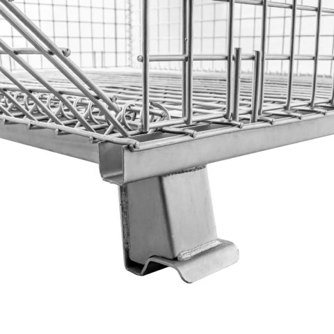 Pojemnik siatkowy gitterbox składany 120x100x89 cm kosz metalowy MTP001422