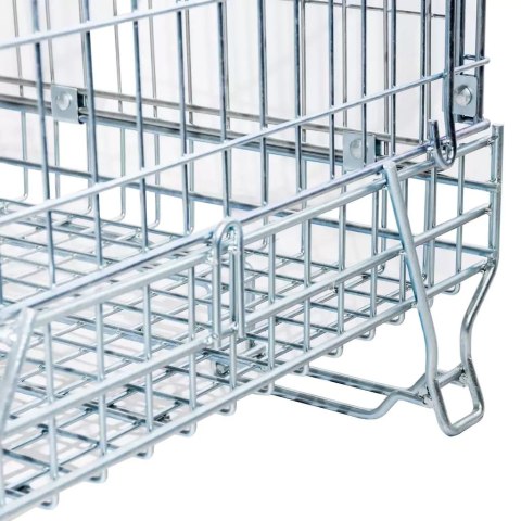 Pojemnik siatkowy gitterbox składany 120x90x102 cm kosz metalowy MTP001421