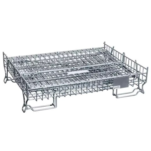 Pojemnik siatkowy gitterbox składany 120x90x102 cm kosz metalowy MTP001421