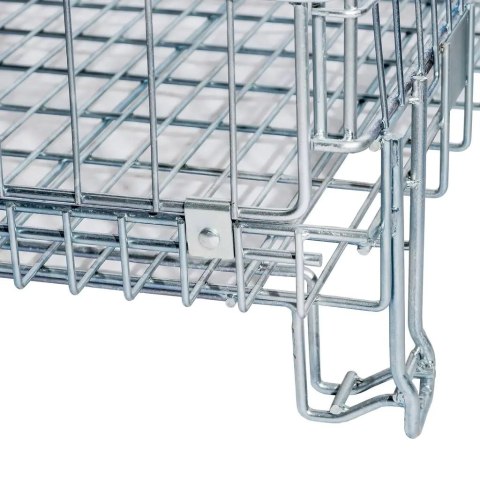 Pojemnik siatkowy gitterbox składany 125x105x98 cm kosz metalowy MTP001419