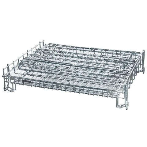 Pojemnik siatkowy gitterbox składany 125x105x98 cm kosz metalowy MTP001419