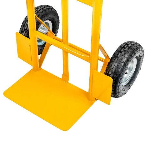 Wózek transportowy 2w1 rozkładany taczkowy 250kg żółty MPP000695