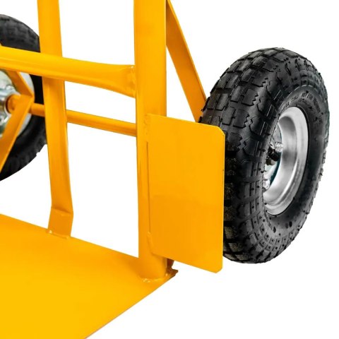 Wózek transportowy 2w1 rozkładany taczkowy 250kg żółty MPP000695