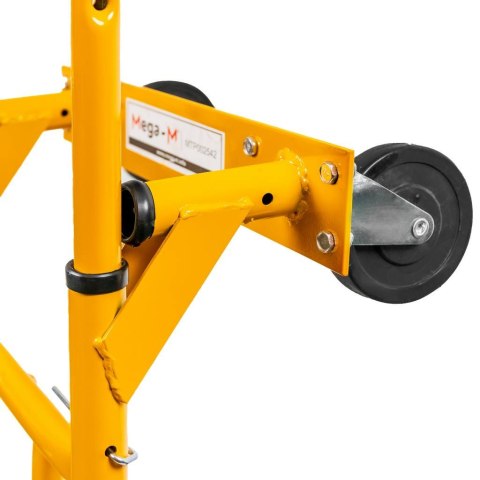 Wózek transportowy 2w1 rozkładany taczkowy 250kg żółty MPP000695