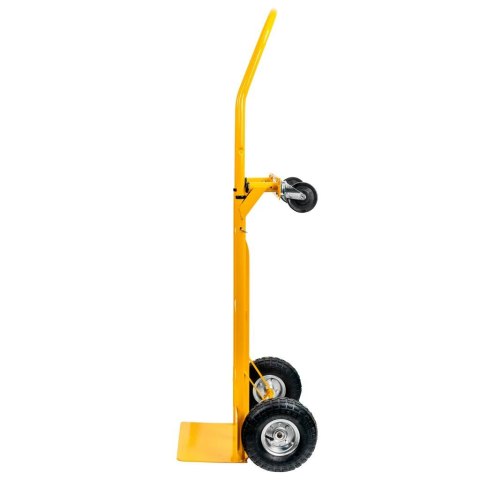 Wózek transportowy 2w1 rozkładany taczkowy 250kg żółty MPP000695
