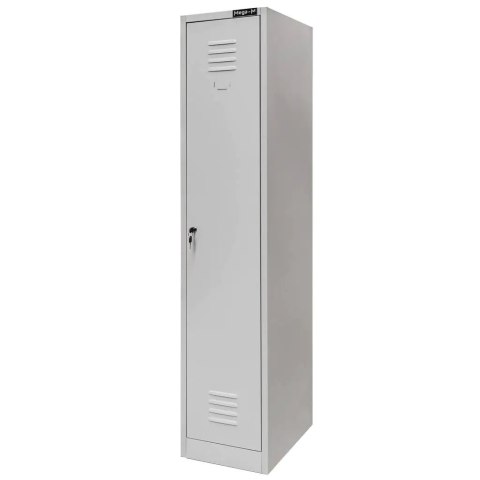 Szafka BHP ubraniowa 1 drzwiowa 36 cm szara pracownicza MTP001933