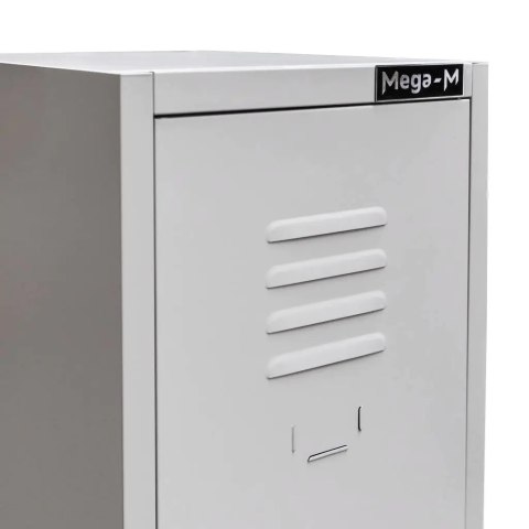 Szafka BHP ubraniowa 1 drzwiowa 36 cm szara pracownicza MTP001933