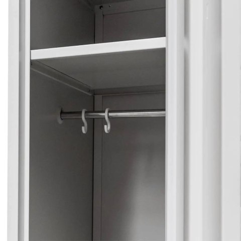 Szafka BHP ubraniowa 1 drzwiowa 36 cm szara pracownicza MTP001933