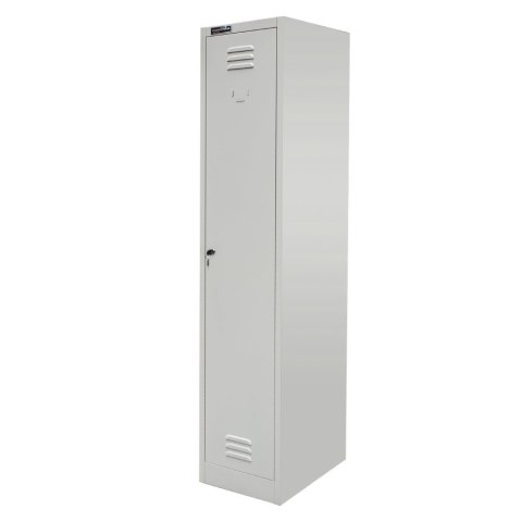 Szafka BHP ubraniowa 1 drzwiowa 36 cm szara pracownicza MTP001933