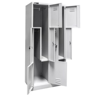 Szafka BHP ubraniowa typu L 4 drzwiowa 80 cm do szatni MTP003093