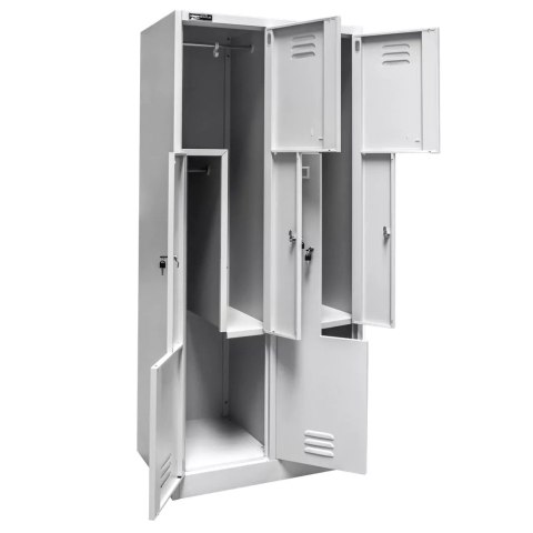 Szafka BHP ubraniowa typu L 4 drzwiowa 80 cm do szatni MTP003093