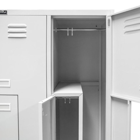 Szafka BHP ubraniowa typu L 4 drzwiowa 80 cm do szatni MTP003093