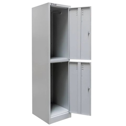 Szafka BHP skrytkowa 2 drzwiowa 40 cm na ubrania pracownicze MTP002640