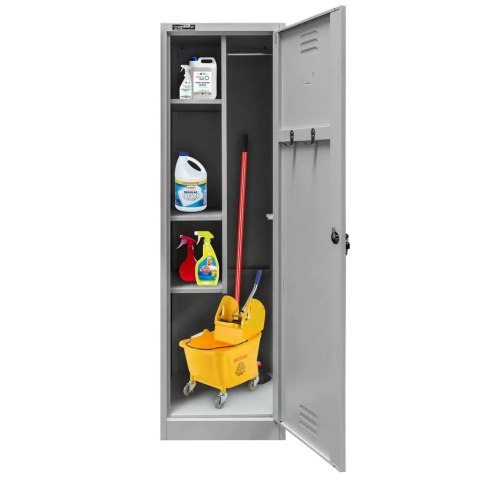 Szafka gospodarcza porządkowa 1 drzwiowa z półkami 50 cm MTP002637