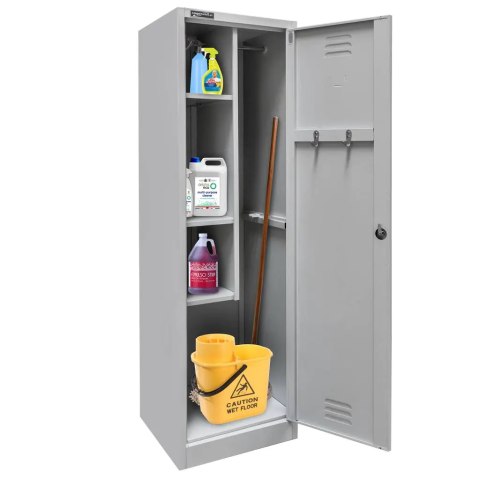 Szafka gospodarcza porządkowa 1 drzwiowa z półkami 50 cm MTP002637