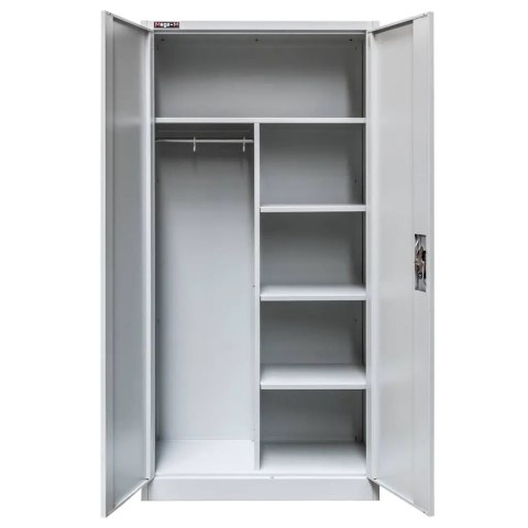 Szafka gospodarcza socjalna 2 drzwiowa z półkami 90 cm MTP002636