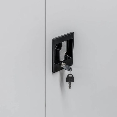 Szafka gospodarcza socjalna 2 drzwiowa z półkami 90 cm MTP002636