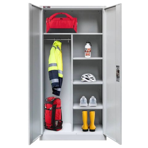 Szafka gospodarcza socjalna 2 drzwiowa z półkami 90 cm MTP002636