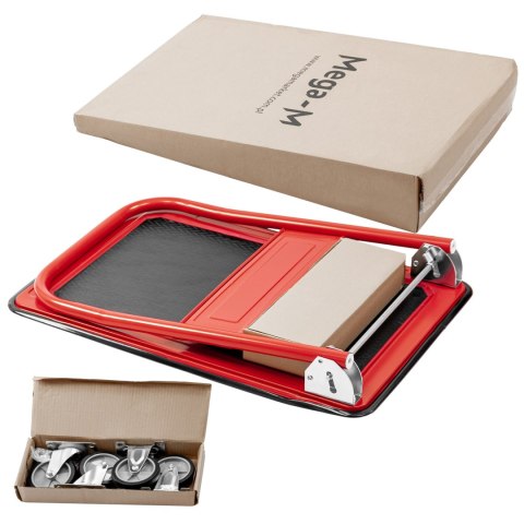 Wózek platformowy magazynowy 150kg koła na łożyskach MTP002749