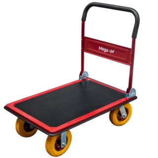 Wózek platformowy magazynowy 450kg koła poliuretanowe MTP002351