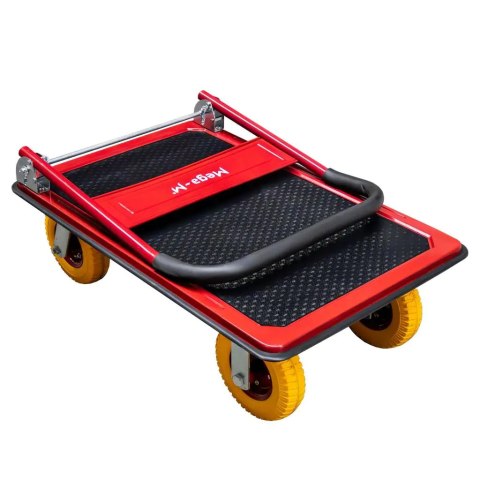 Wózek platformowy magazynowy 450kg koła poliuretanowe MTP002351