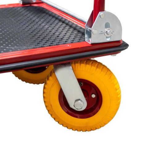 Wózek platformowy magazynowy 450kg koła poliuretanowe MTP002351