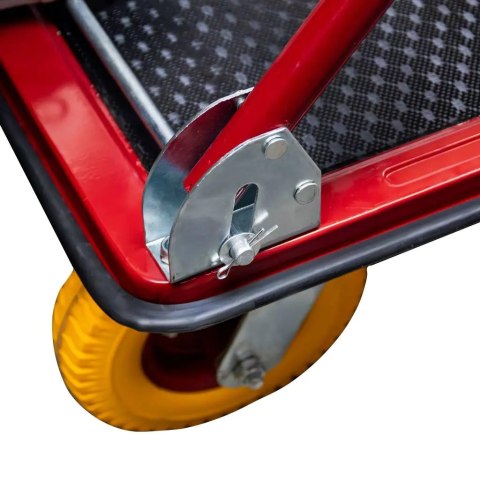 Wózek platformowy magazynowy 450kg koła poliuretanowe MTP002351