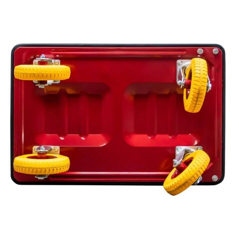 Wózek platformowy magazynowy 450kg koła poliuretanowe MTP002351