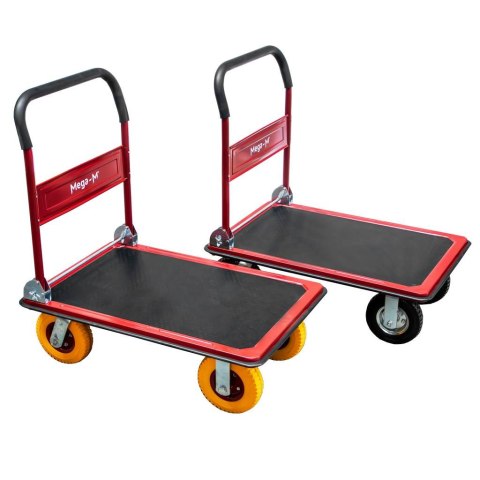 Wózek platformowy magazynowy 450kg koła poliuretanowe MTP002351