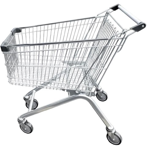Wózek sklepowy Y 125l szerokość 54 cm zestaw 6 sztuk MPP000908