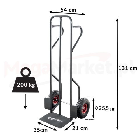 Wózek transportowy magazynowy młynarka taczkowy TM220 MPP000405