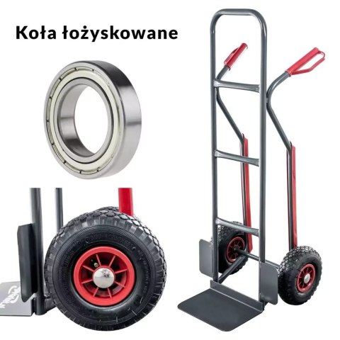 Wózek transportowy magazynowy młynarka TM285 z płozami MPP000408
